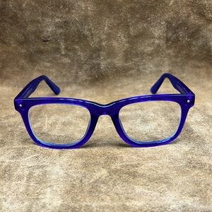 Zeni Transparent Blue Frame Eyeglasses
